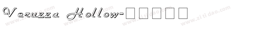 Veruzza Hollow字体转换